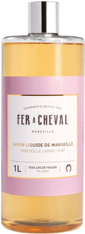 Fer à Cheval Marseille Liquid Soap Refill Figues Leaves 1000 ml