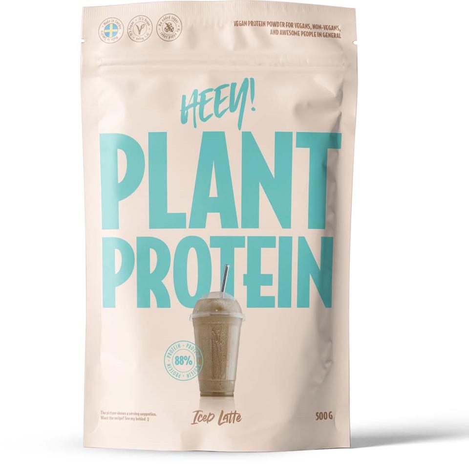 Heey! Veganskt Protein Iced Latte 500 g