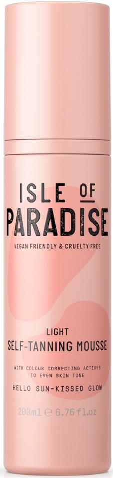 Isle of Paradise Light Self Tanning Mousse 200ml