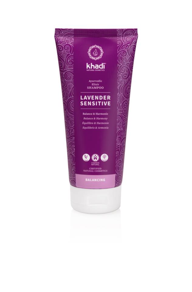 Khadi Ayurvedic Elixir Shampoo Lavender Sensitive 200ml
