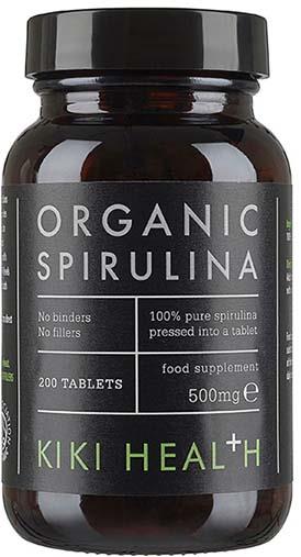 Kiki Health Organic Premium Spirulina 200 Tablets