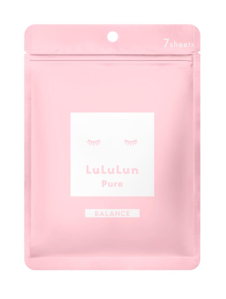 LuLuLun Pure Balance Sheet Mask 7-pack