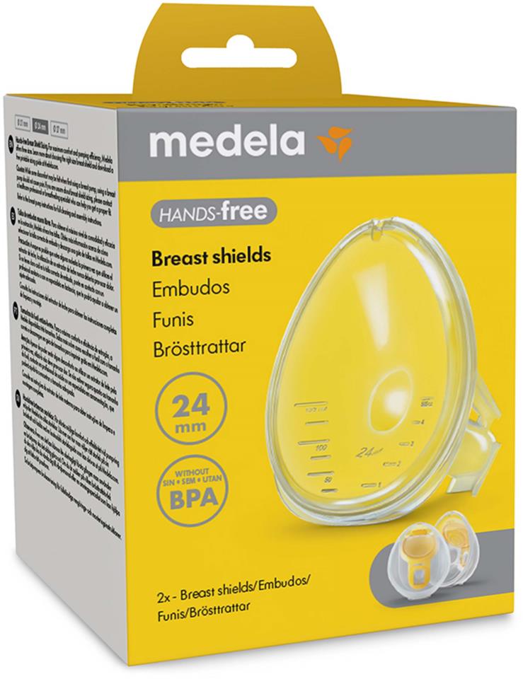 Medela Hands-free Breast Shields 24mm. 2 pcs