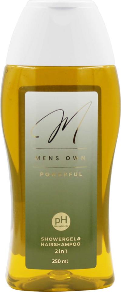 Mens Own 2-in-1 Shampoo & Showergel Powerfull 250 ml