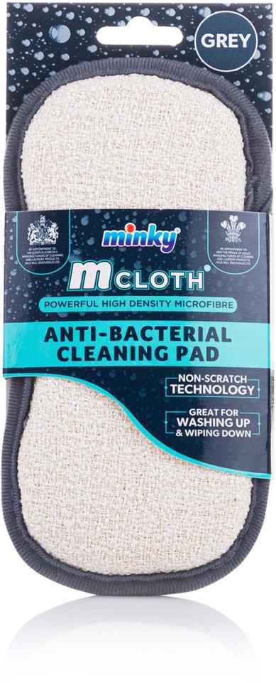 Minky M Cloth Original Anti-Bacterial Cleaning Pad - Grey