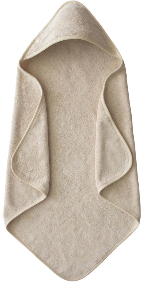 Mushie Hooded Towel (Fog)