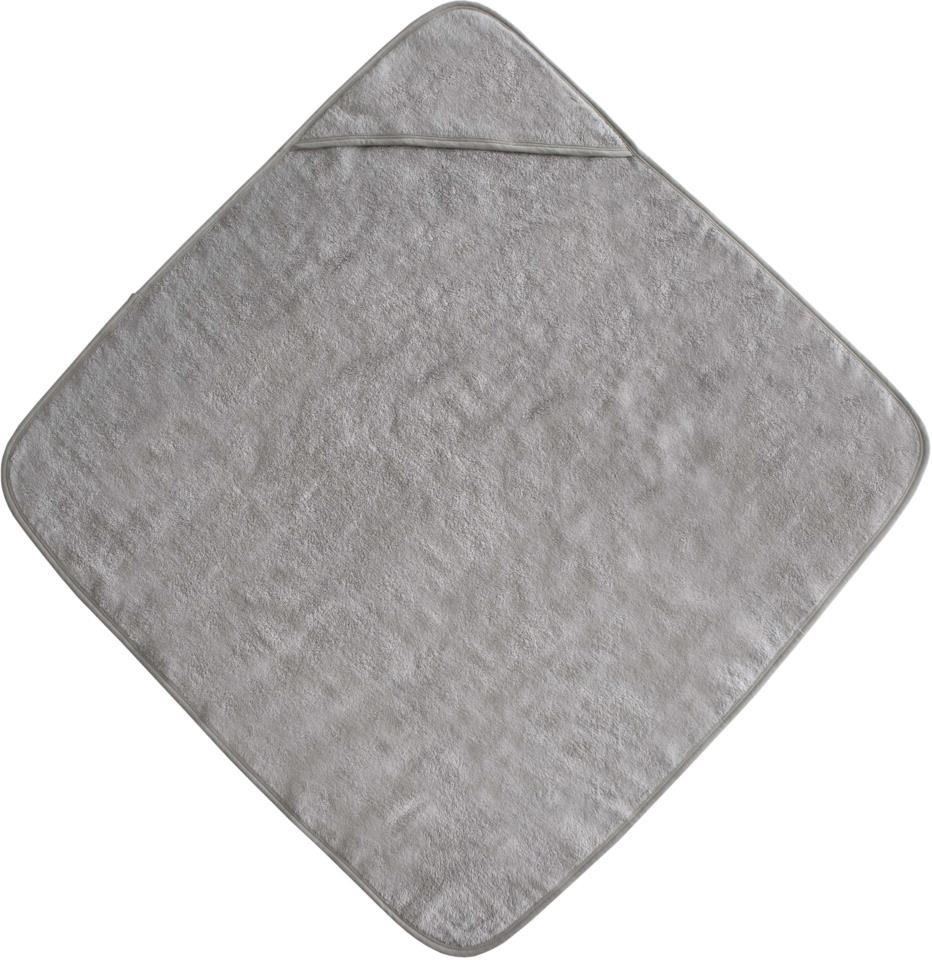 Mushie Hooded Towel (Gray)