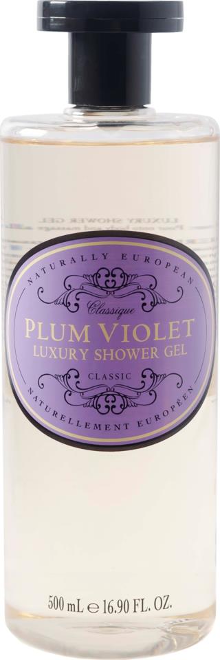 Naturally European Shower Gel Plum Violet 500 ml