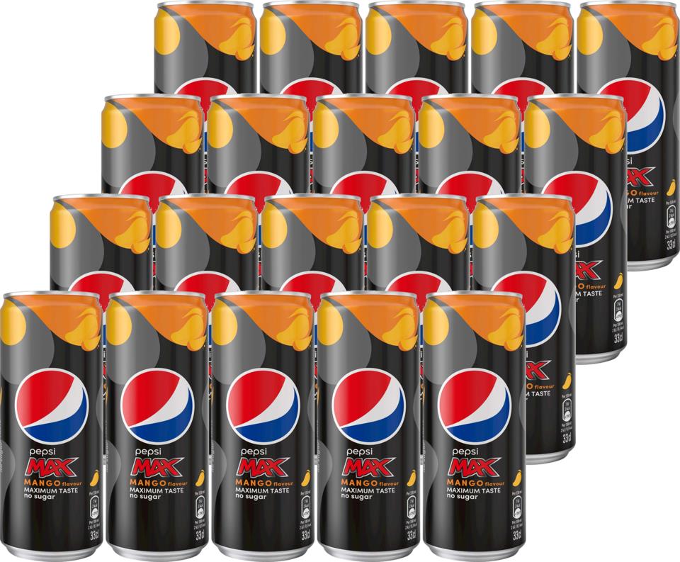 Pepsi Max Mango 20 x 33cl