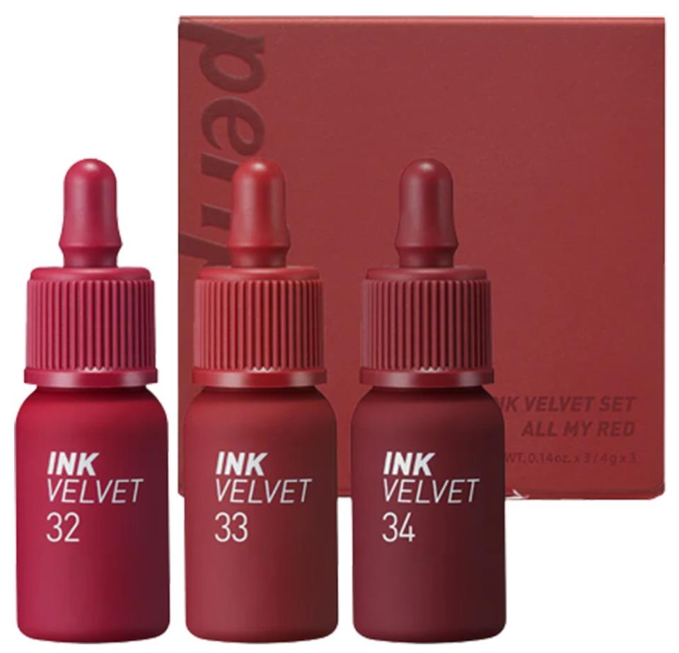 Peripera Ink Velvet Set - All My Red