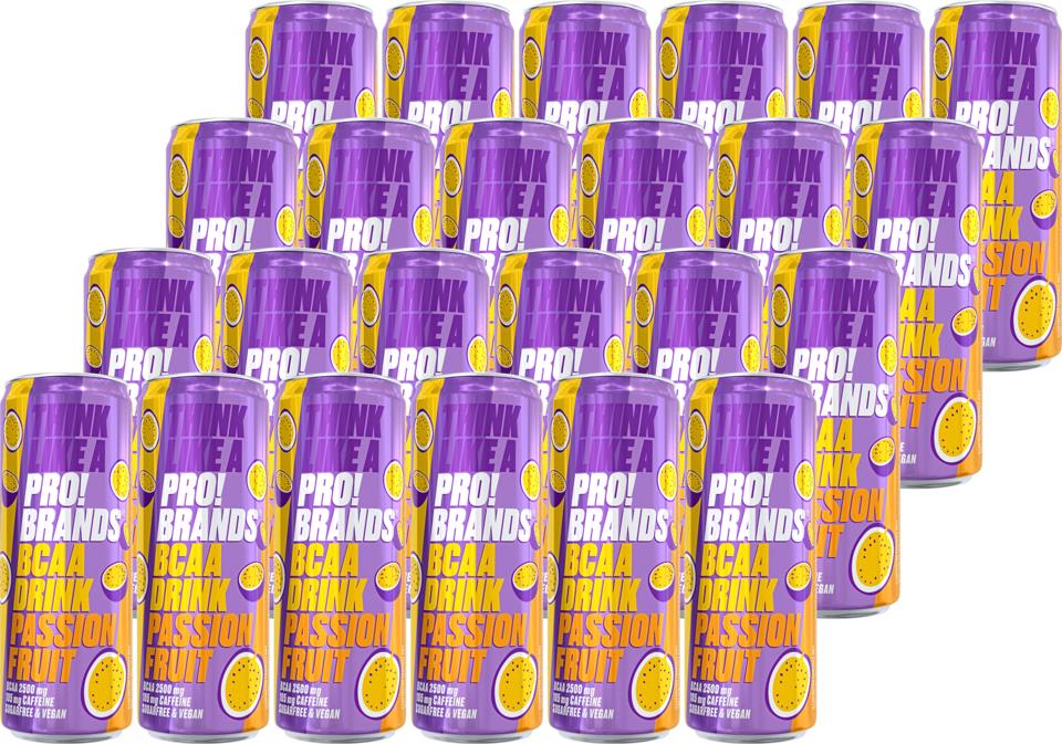 Probrands BCAA Drink Passion Fruit 24 x 33 cl