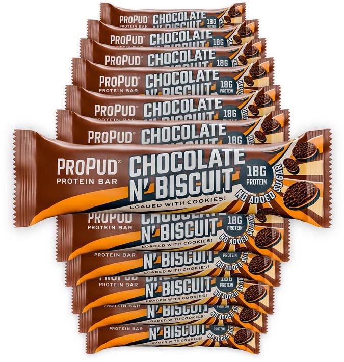 ProPud Protein Bar Chocolate n' Biscuit 12 x 55 g