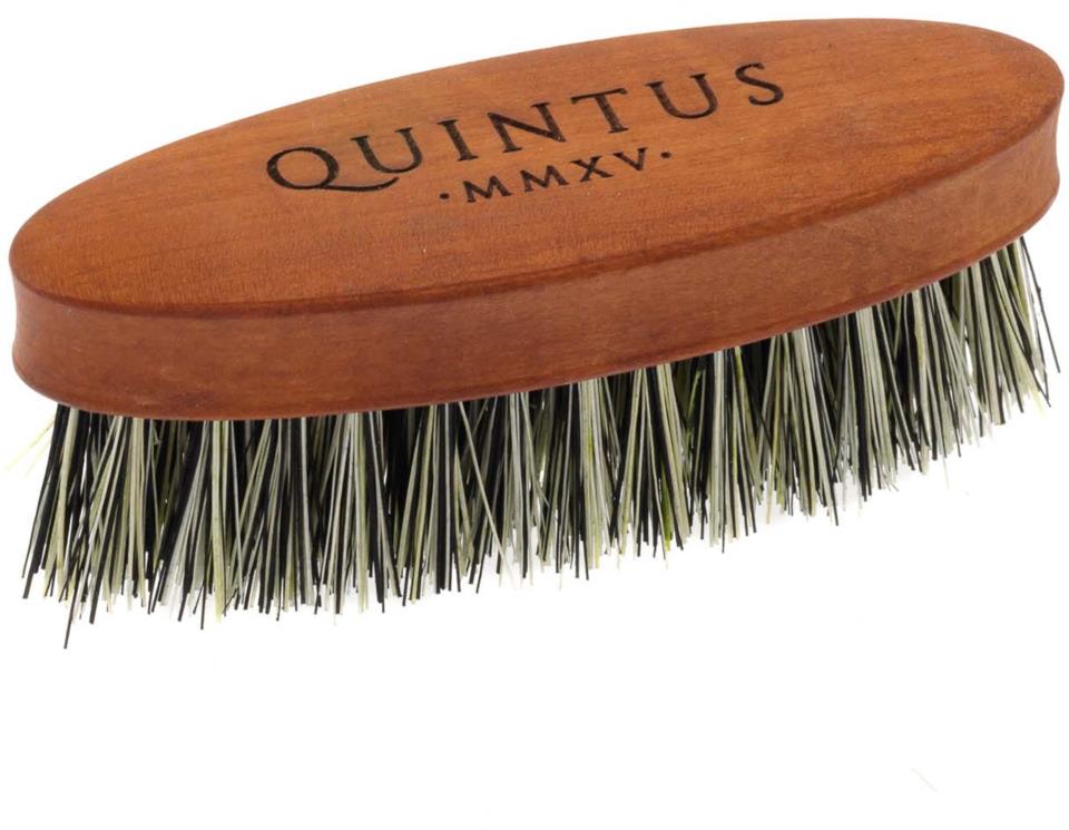 Quintus MMXV Small Vegan Beard Brush Pearwood Tampico Fibers