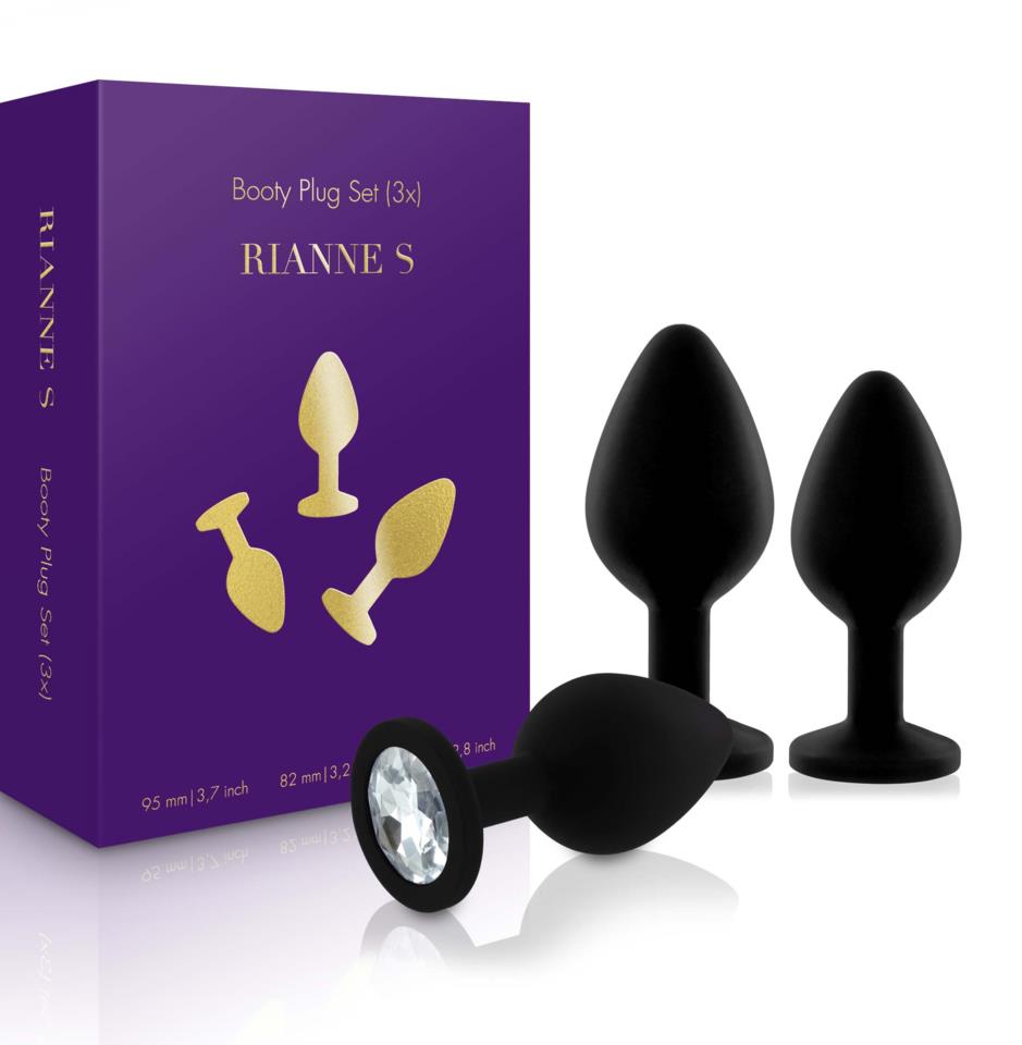 Rianne S Luxurious Booty Plug Set - 3 Pcs
