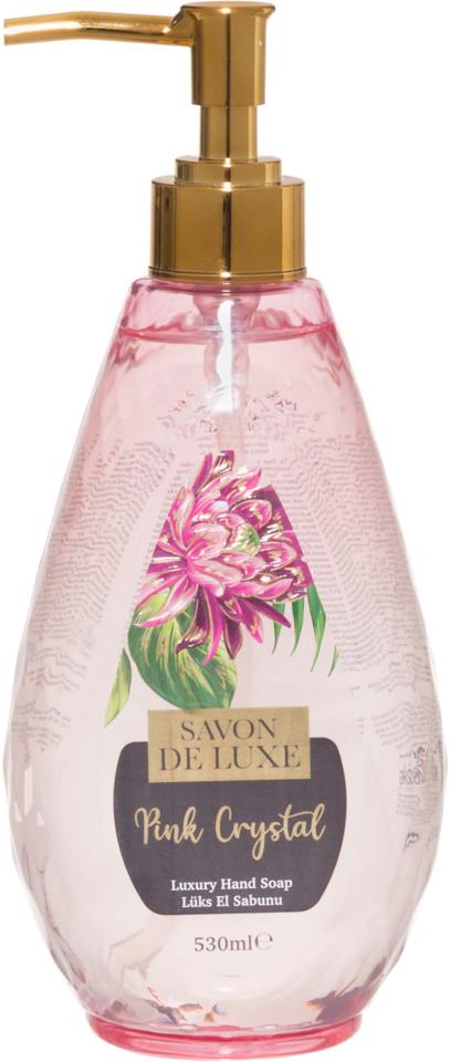 Savon de Luxe Crystalline Liquid Soap Pink 500 ml