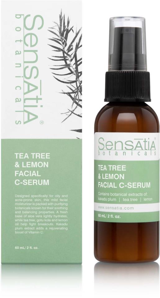 Sensatia Botanicals  Tea Tree & Lemon Facial C-Serum Moisturizer 60 ml