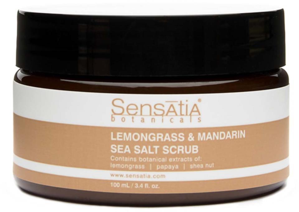 Sensatia Botanicals Lemongrass & Mandarin Sea Salt Scrub 100 ml