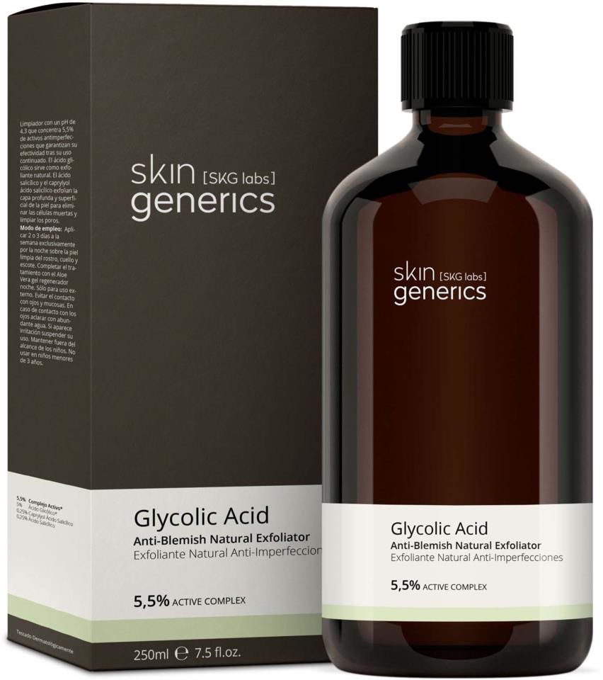 Skin Generics Anti-blemish Cleanser Glycolic Acid 5,5% Active Complex 250 ml