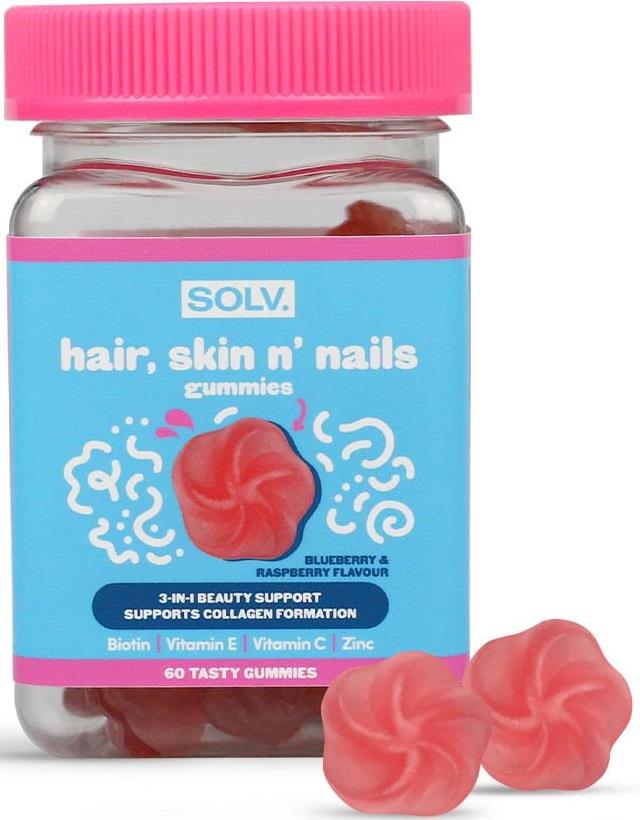 SOLV Hair-Skin-Nails Gummies 60 pcs