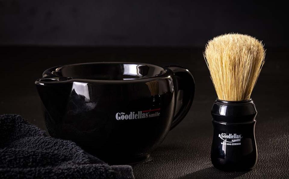The Goodfellas' Smile Shaving Brush Wild Hog by Omega 27 mm 