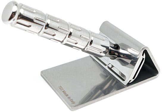 The Goodfellas' Smile Stand for Safety Razor Stainless Steel 