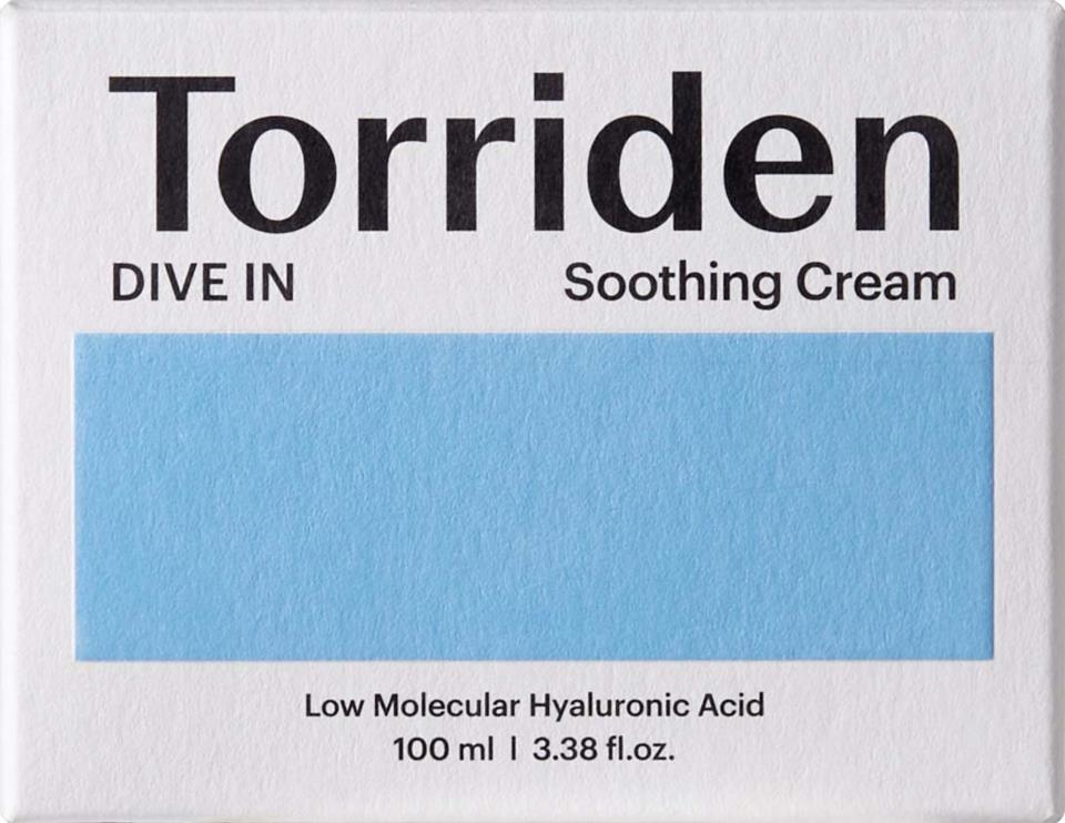 Torriden DIVE IN Low Molecular Hyaluronic Acid Soothing Cream 100 ml