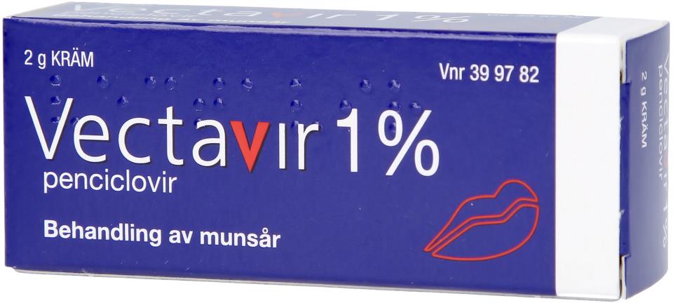 Vectavir Kräm 1% 2 g