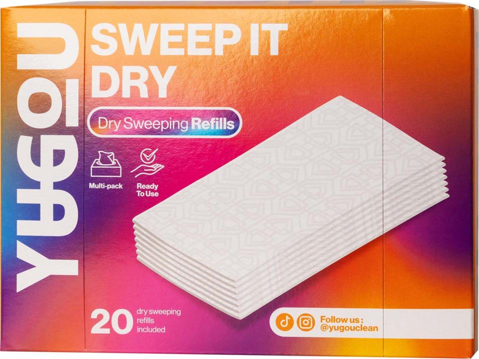 Yugou Sweep It Dry Dry Sweeping Refills 20 pcs
